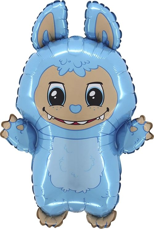 Balon foliowy Labubu niebieska