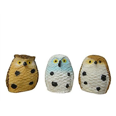 Sowa mała 4cm mix kolorów