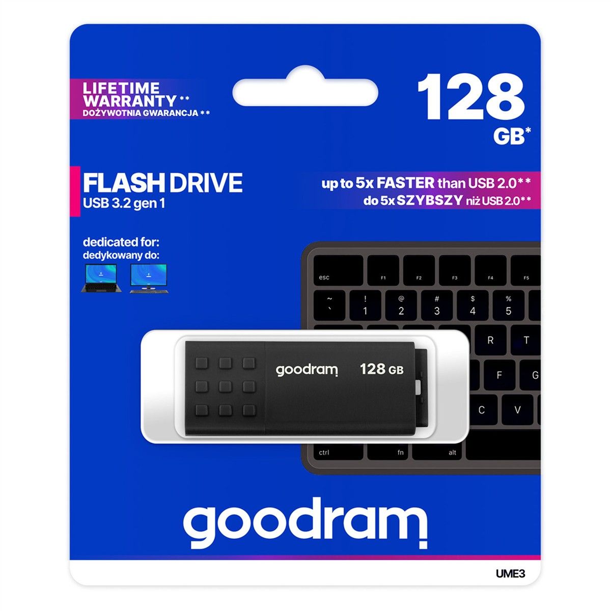 Pendrive Goodram 128GB 3.2