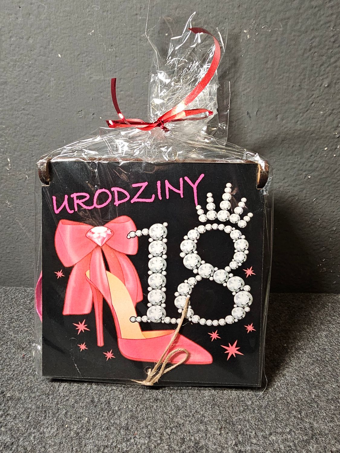 Pudełko drewniane 18 urodziny