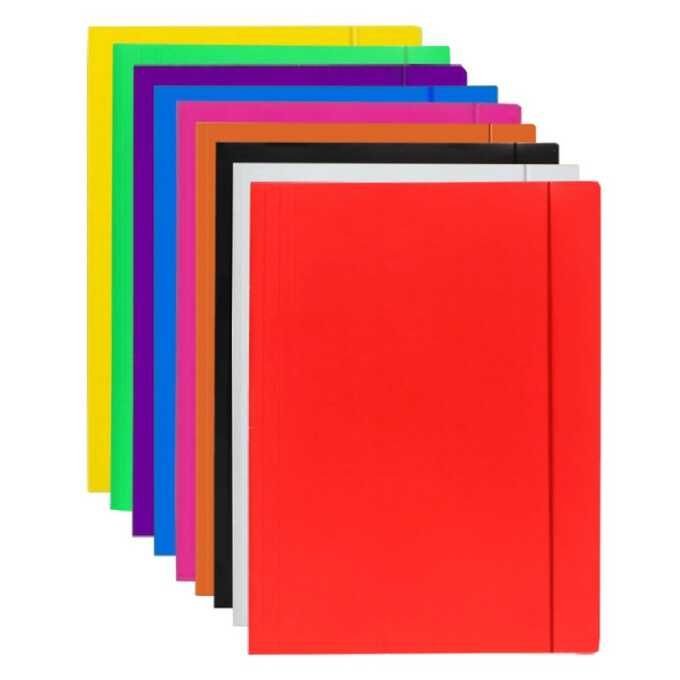Teczka kolor na gumkę A4