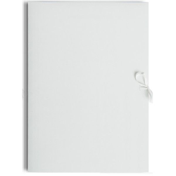 Teczka biała wiązana A4