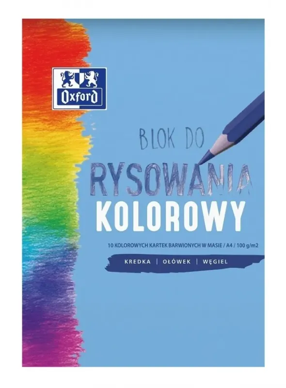 Blok rysunkowy Oxford A4 kolor