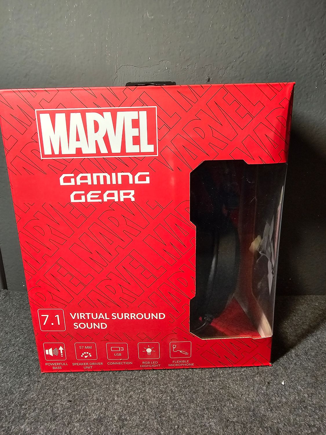 Słuchawki Marvel gamingowe