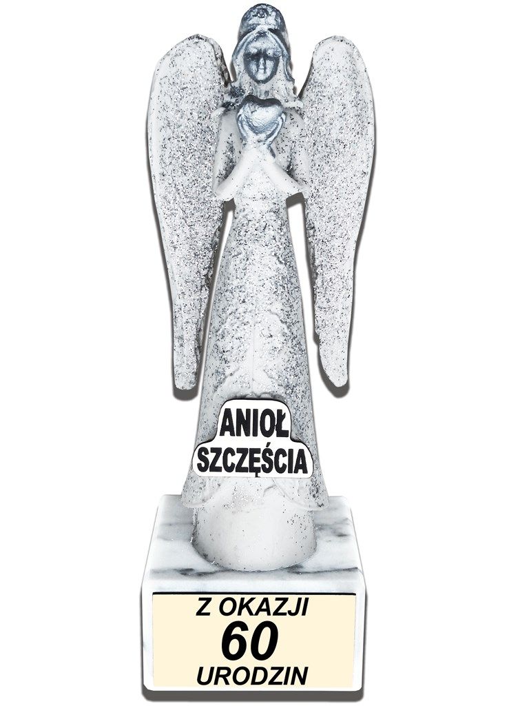 Anioł szczęścia na 60 urodziny