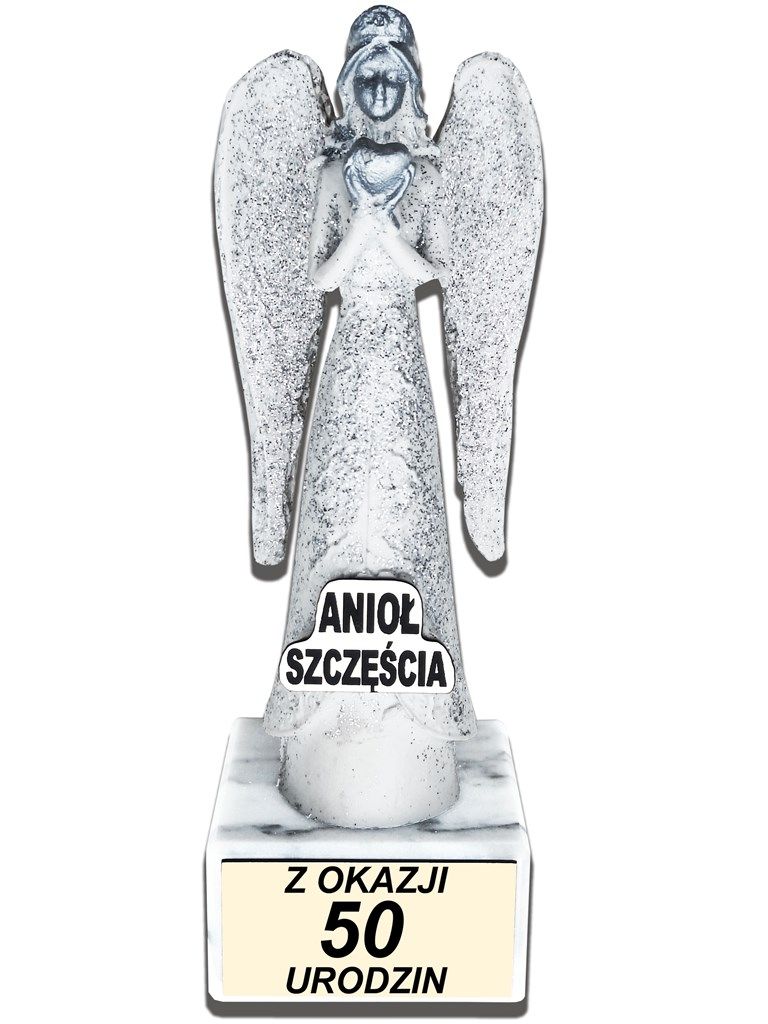 Anioł szczęścia na 50 urodziny