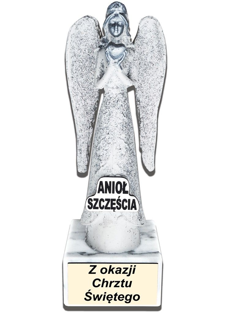 Anioł szczęścia z okazji chrztu świętego