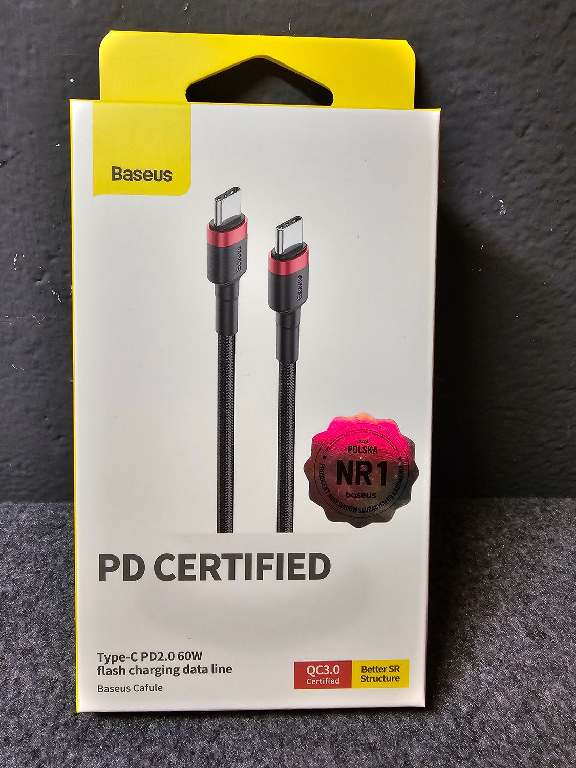 Kabel Baseus Type-C pd2 2 metry