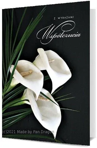 Kartka z wyrazami współczucia mix wzorów