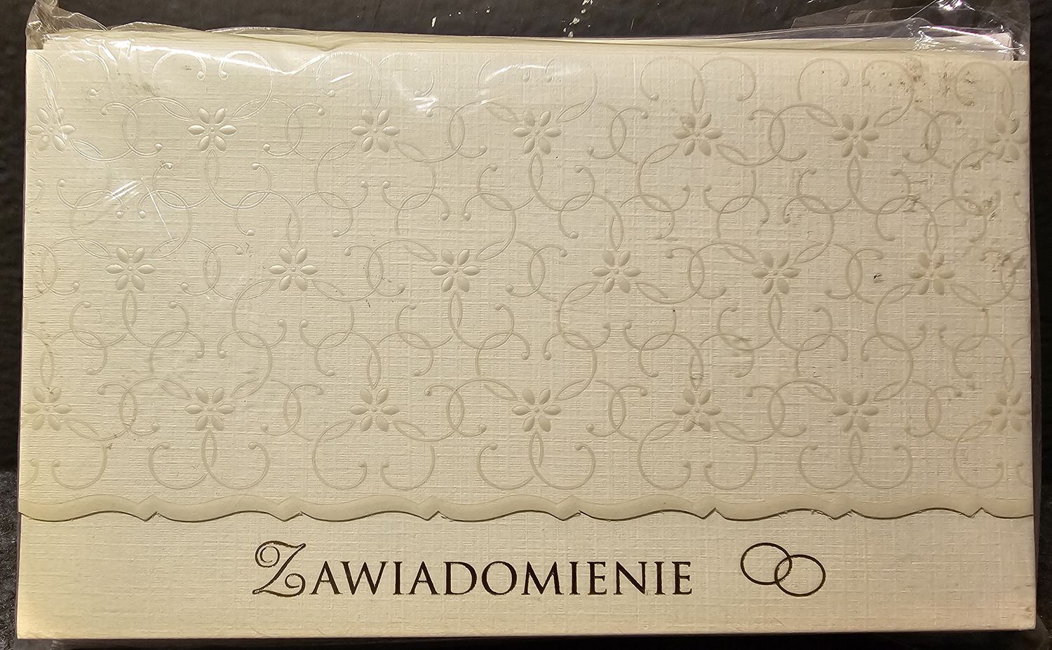 Zawiadomienie na ślub mix wzorów