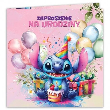 Zaproszenie na urodziny dziecka mix wzorów