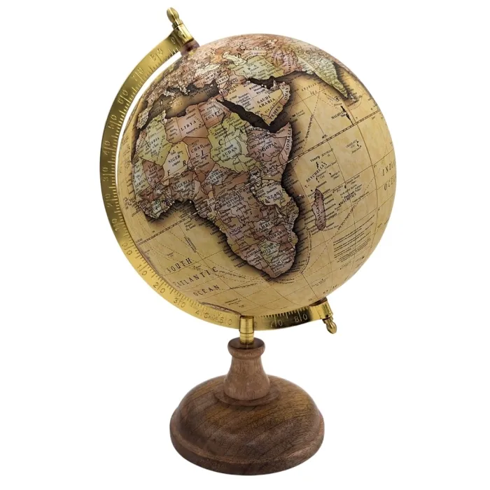Globus w stylu retro