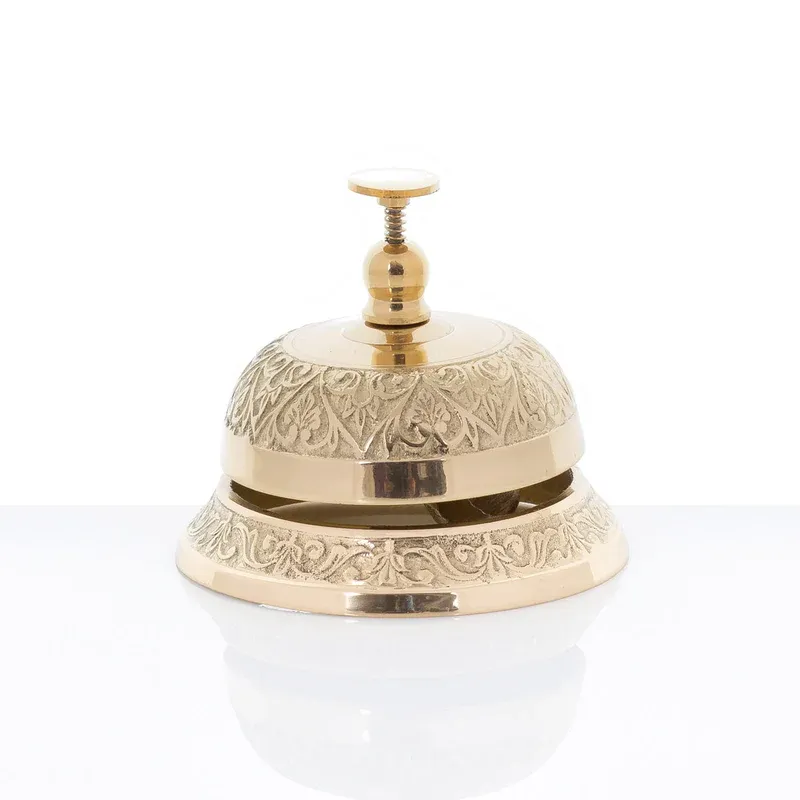Dzwonek hotelowy mosiężny