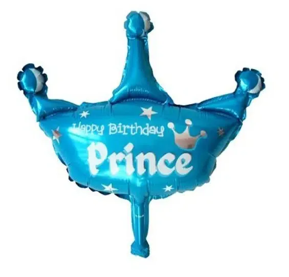 Balon foliowy korona niebieska