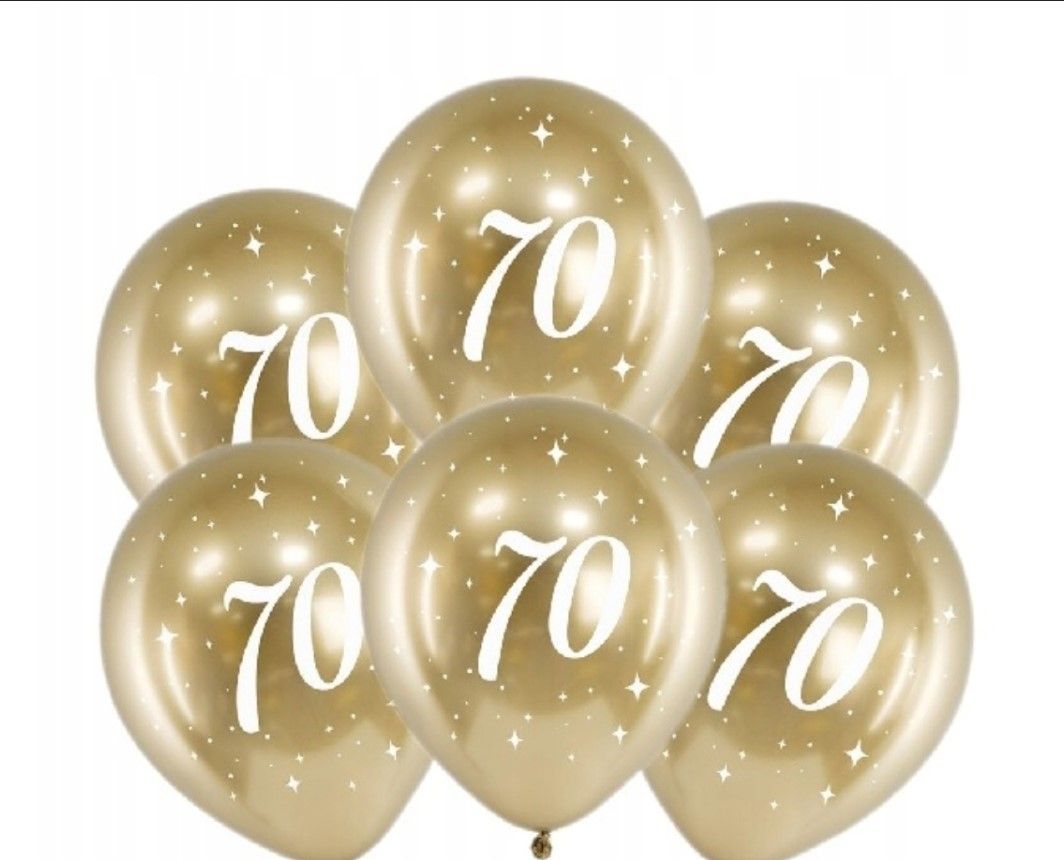 Balon lateksowy 70 urodziny