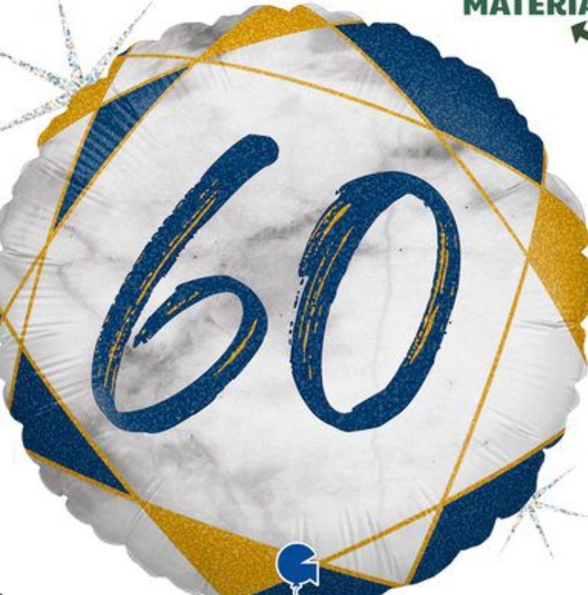 Balon foliowy 60 urodziny