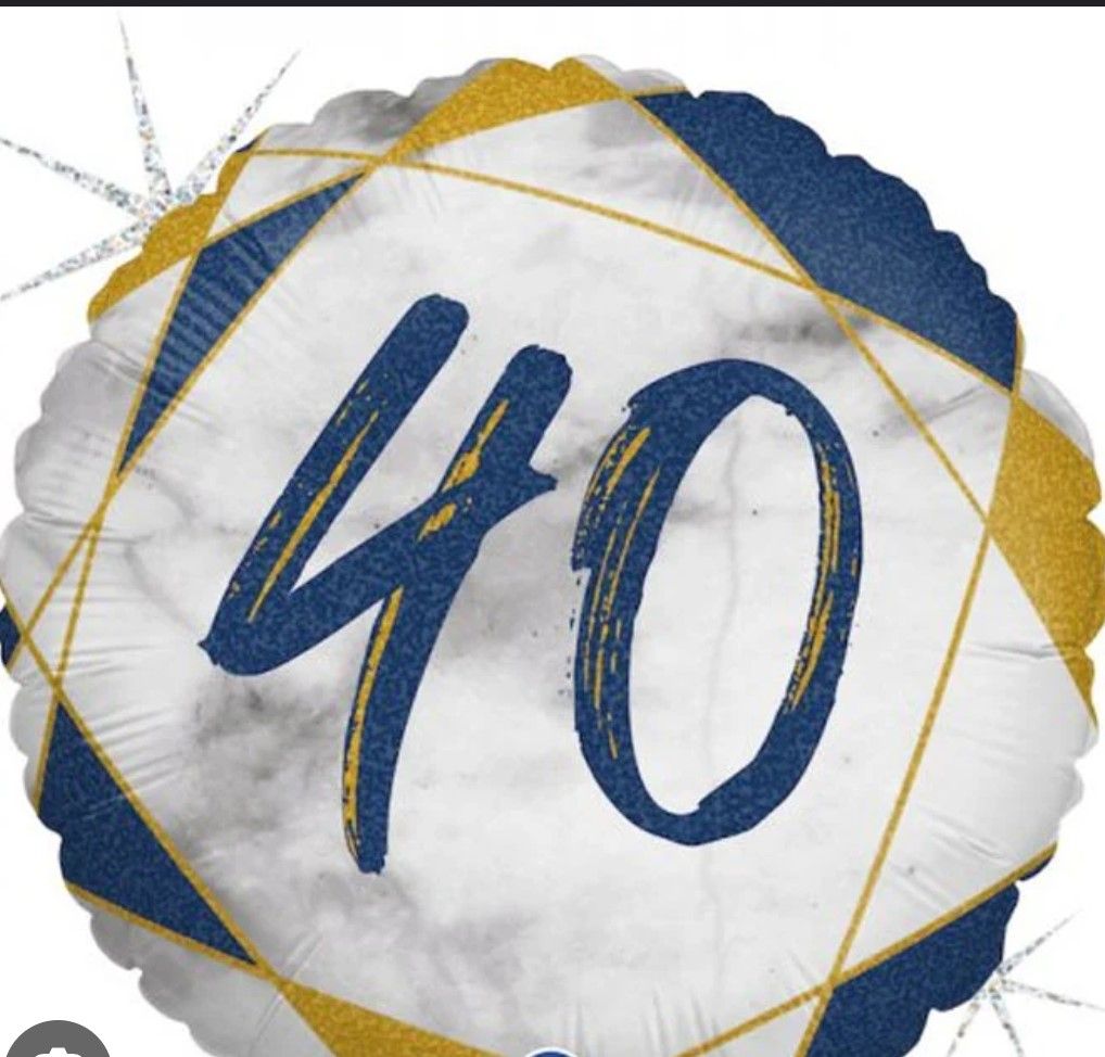 Balon foliowy 40 urodziny