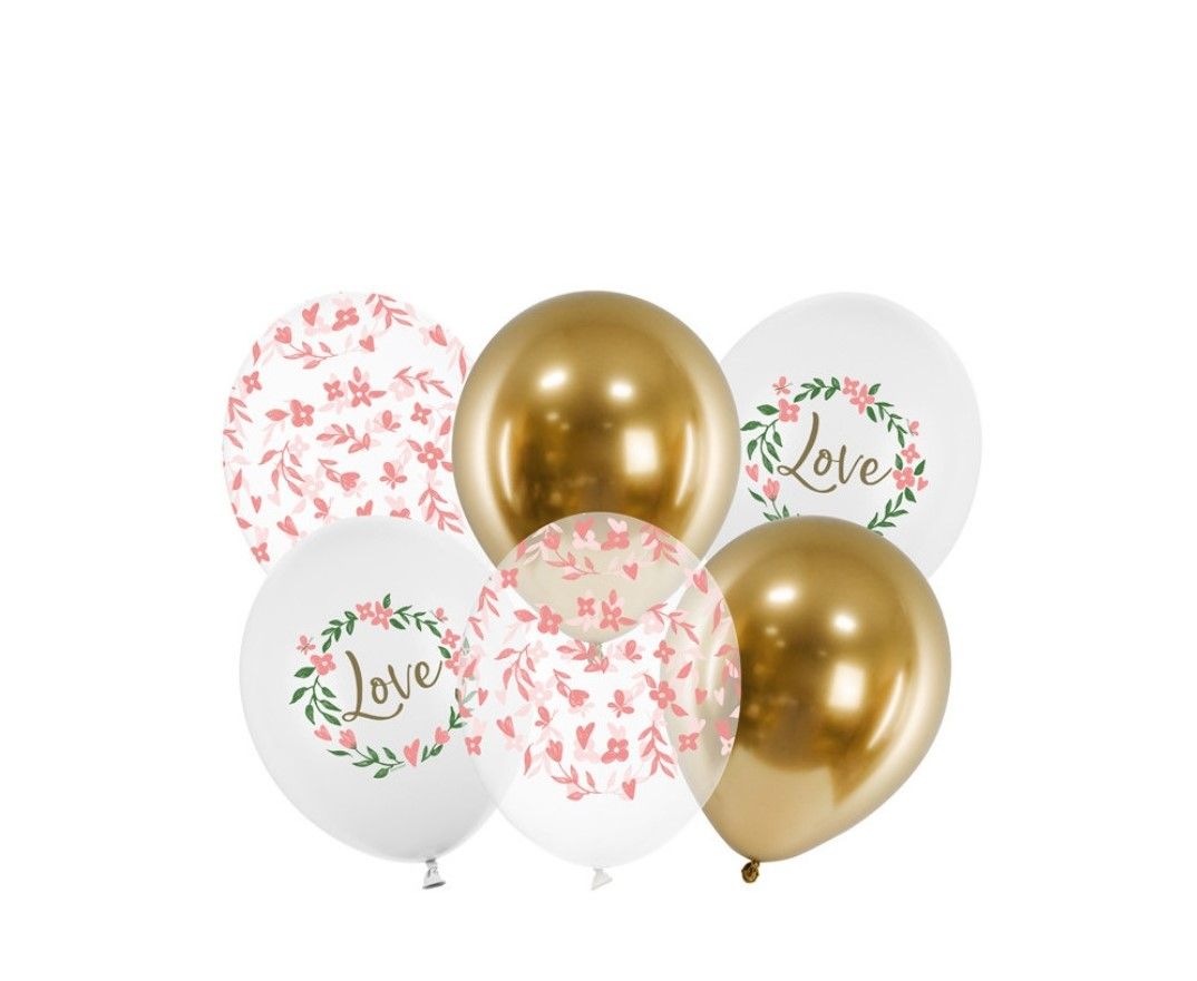 Balon lateksowy zestaw LOVE