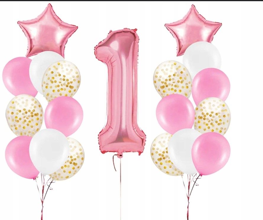 Balon foliowy zestaw 14szt ROCZEK