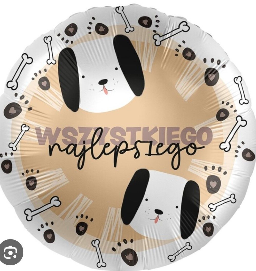 Balon foliowy Wszystkiego najlepszego