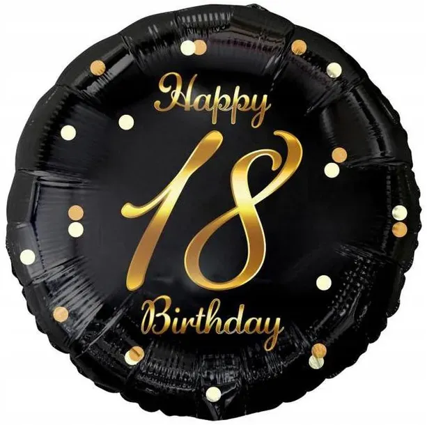 Balon foliowy 18 urodziny