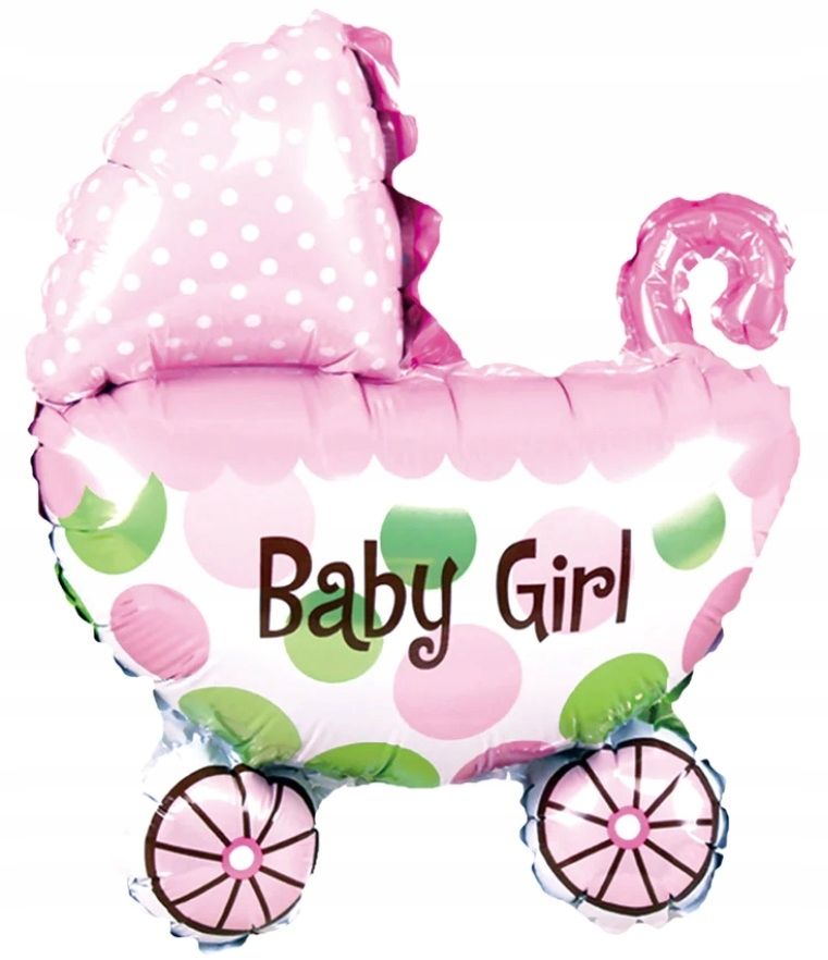 Balon foliowy wózek Baby girl