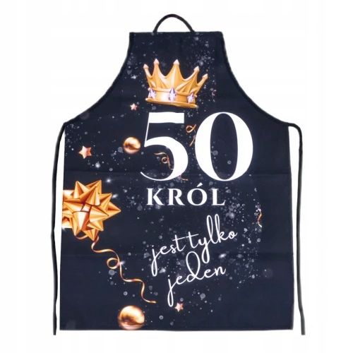 Fartuch z nadrukiem 50 urodziny