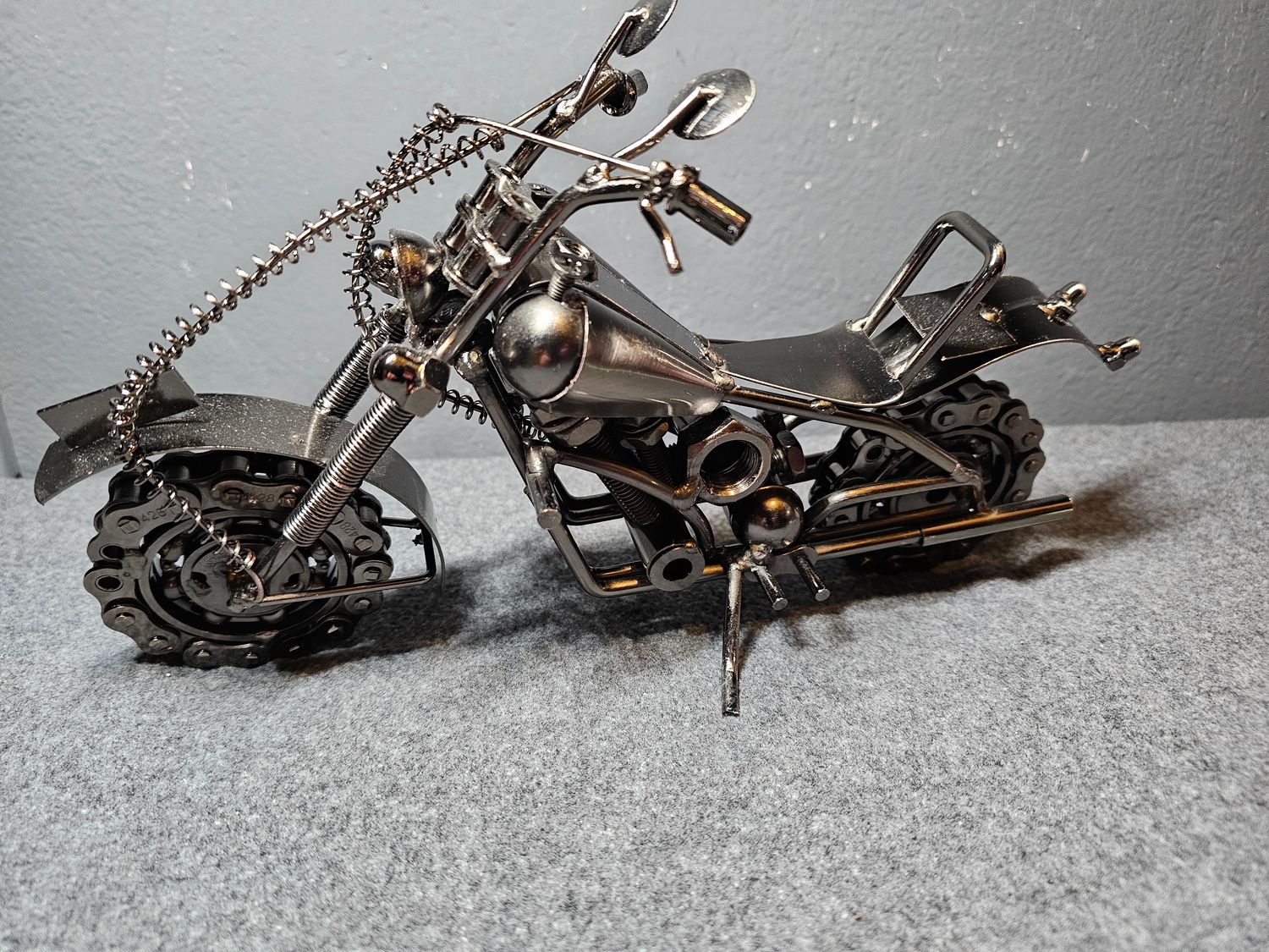 Motocykl metalowy