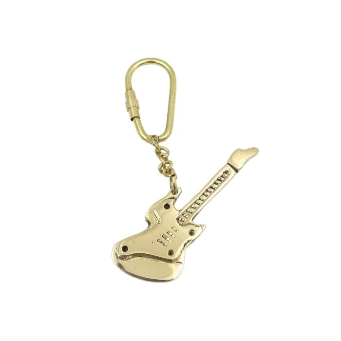 Brelok z mosiądzu gitara
