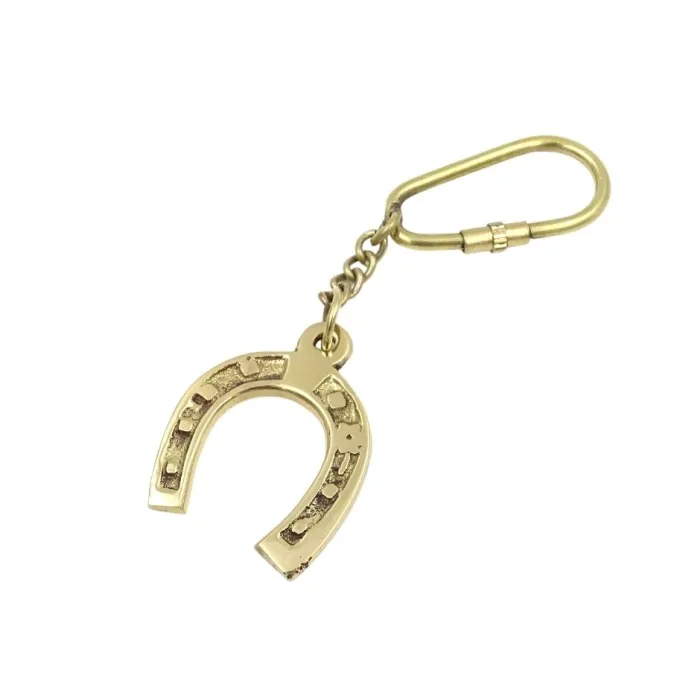 Brelok podkowa z mosiądzu