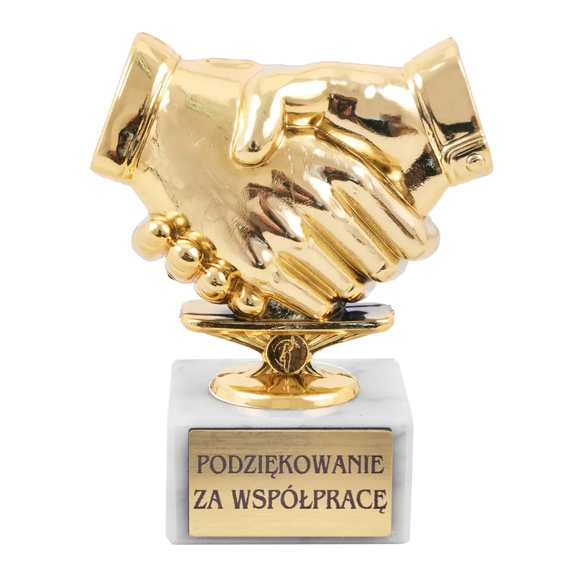 Statuetka podziękowanie za współpracę