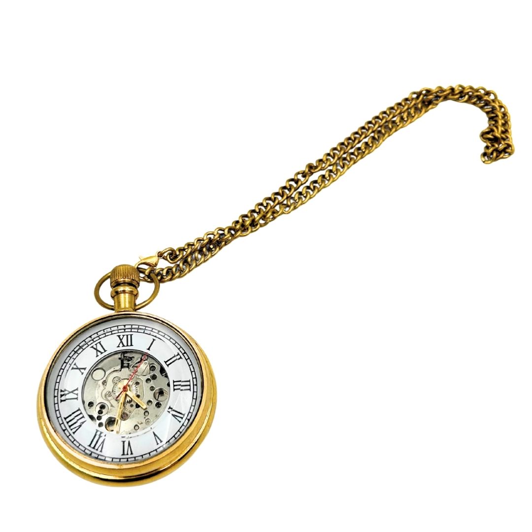 Zegarek mechaniczny na łańcuszku