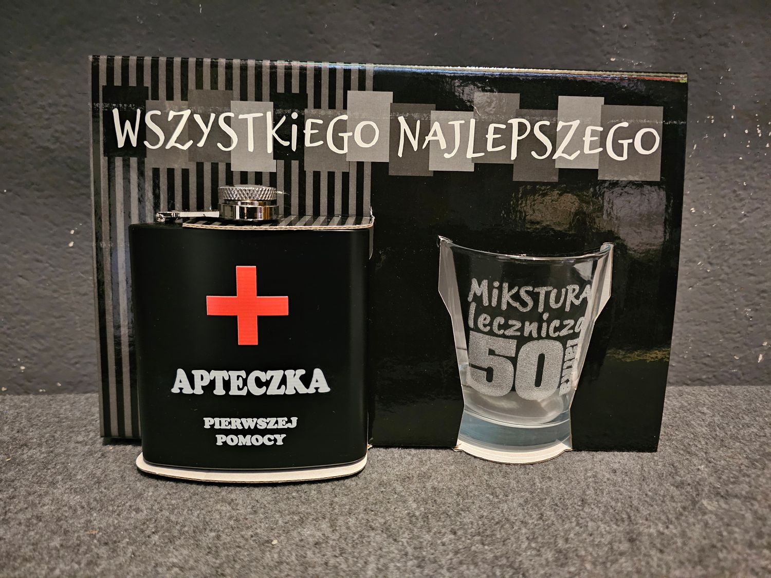 Zestaw urodzinowy 50te urodziny
