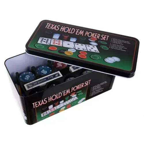 Zestaw do pokera w puszce