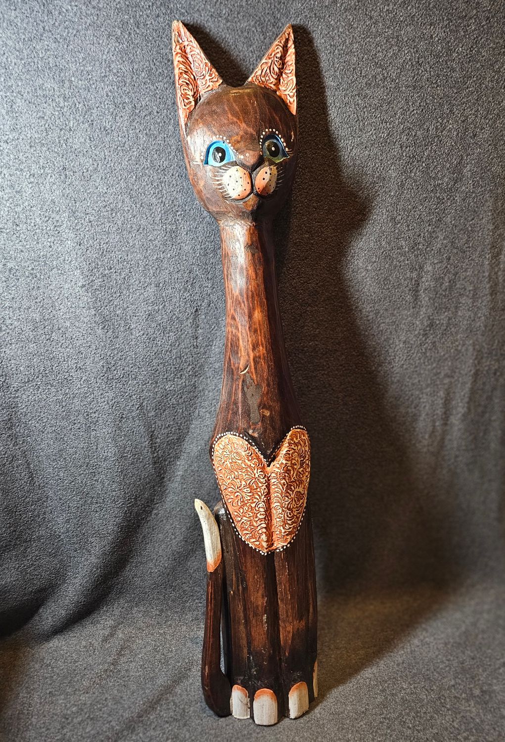 Kot drewniany 80cm
