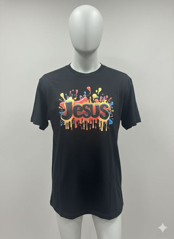 Colorful Jesus shirt