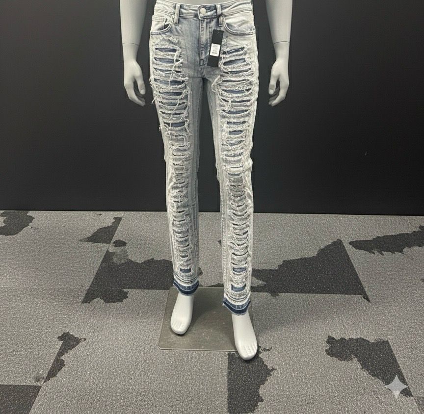 Stack, skinny flare jeans