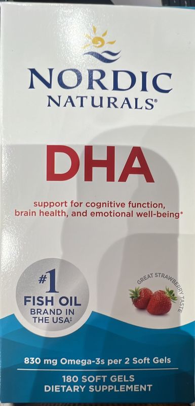 Nordic Naturals DHA 180 count