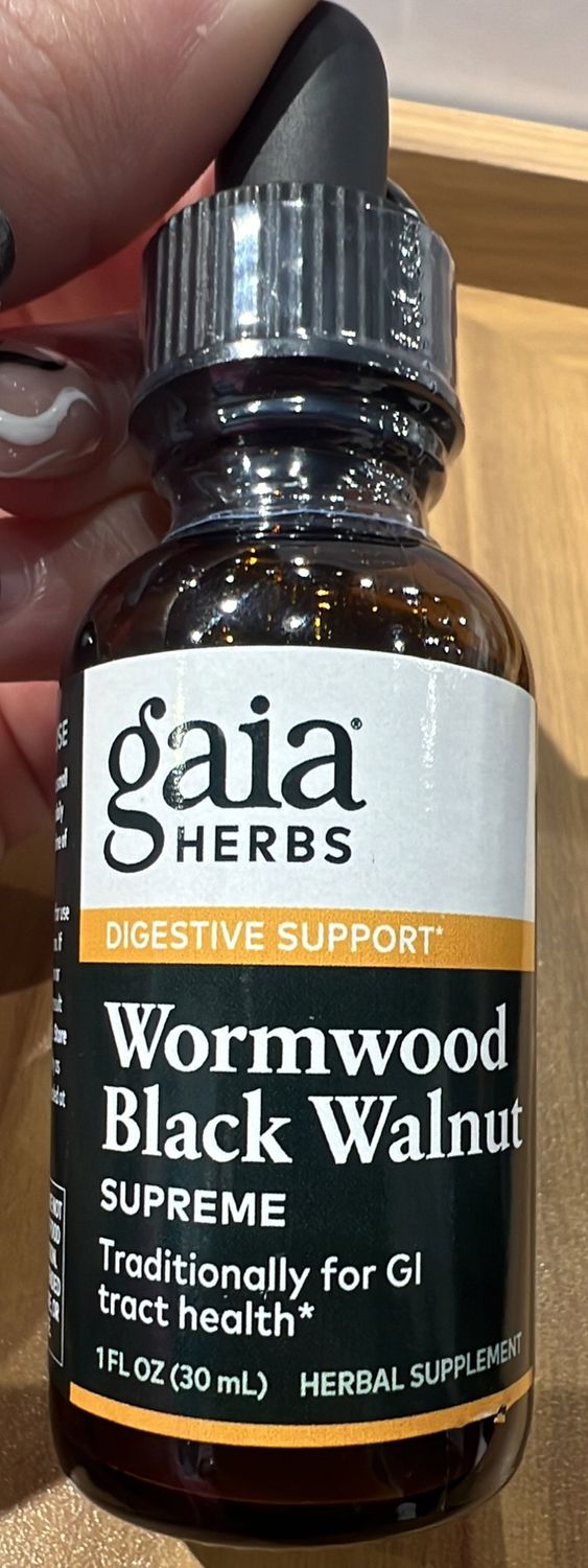 Gaia Herbs wormwood black walnut liquid 