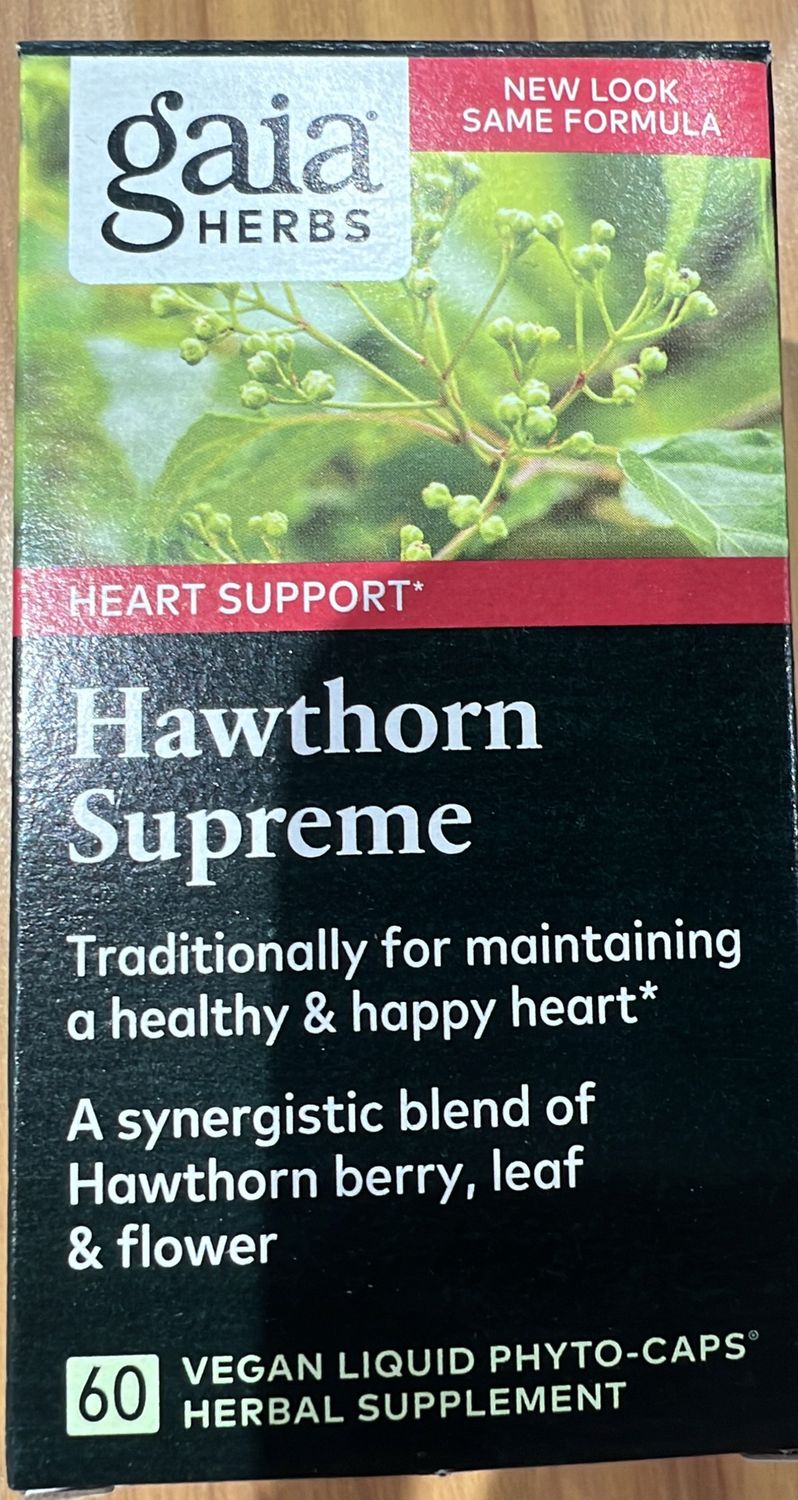 Gaia herbs hawthorn supreme 60 count