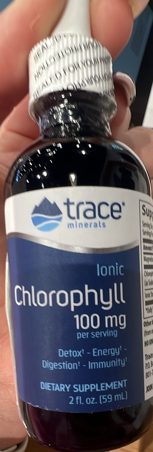 Trace minerals ionic liquid chlorophyll 100mg
