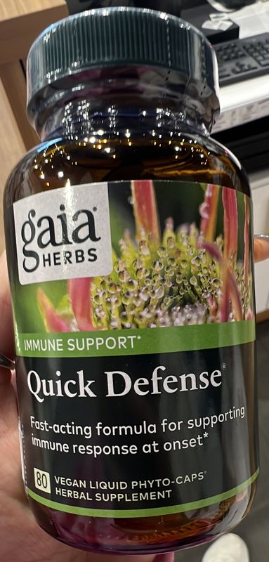 Gaia herbs quick defense 80 count