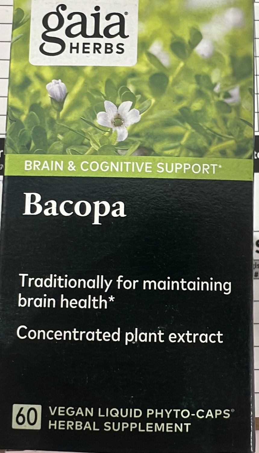 Gaia herbs Bacopa 60 count