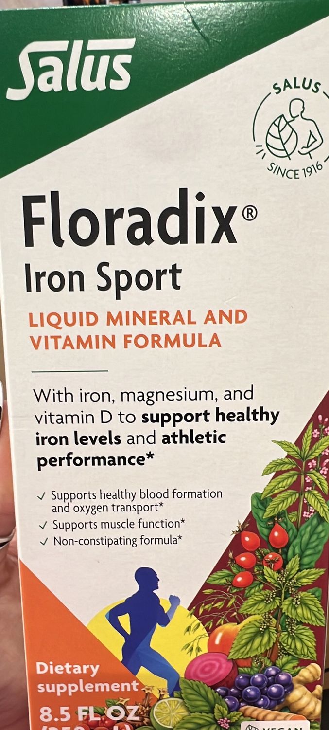 Floradix liquid iron sport 8.5oz
