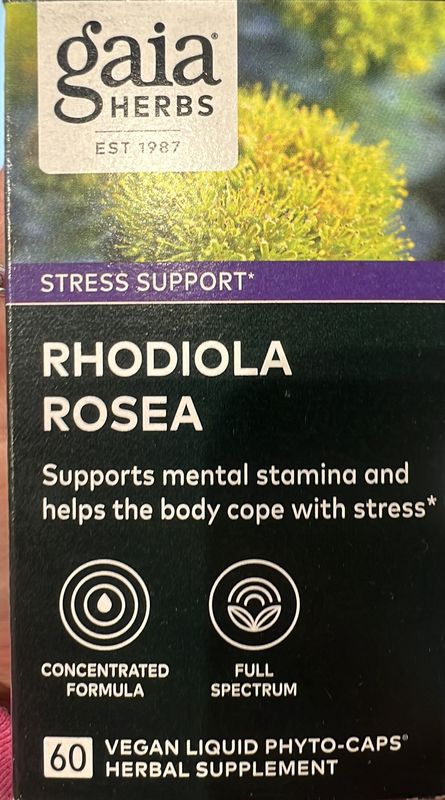 Gaia herbs rhodiola rosea