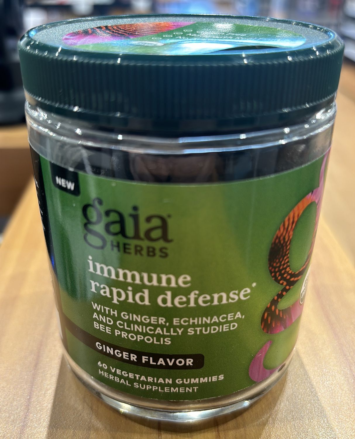 Gaia Herbs immune rapid defense 60 gummies