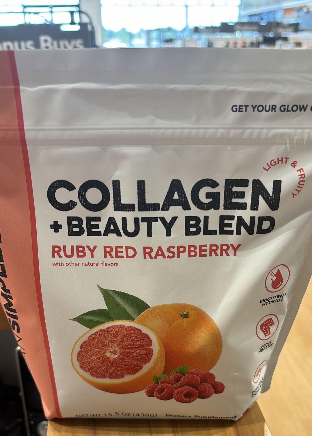 CSE collagen + Beauty Blend ruby red raspberry