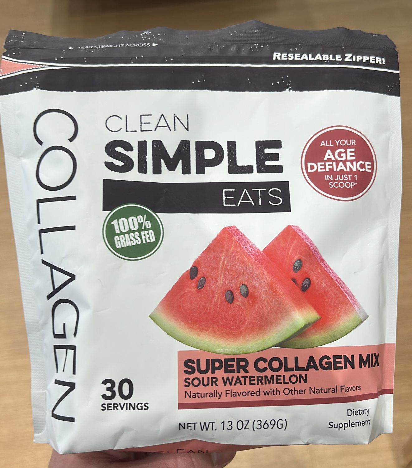 Clean Simple Eats Super Collagen Sour Watermelon