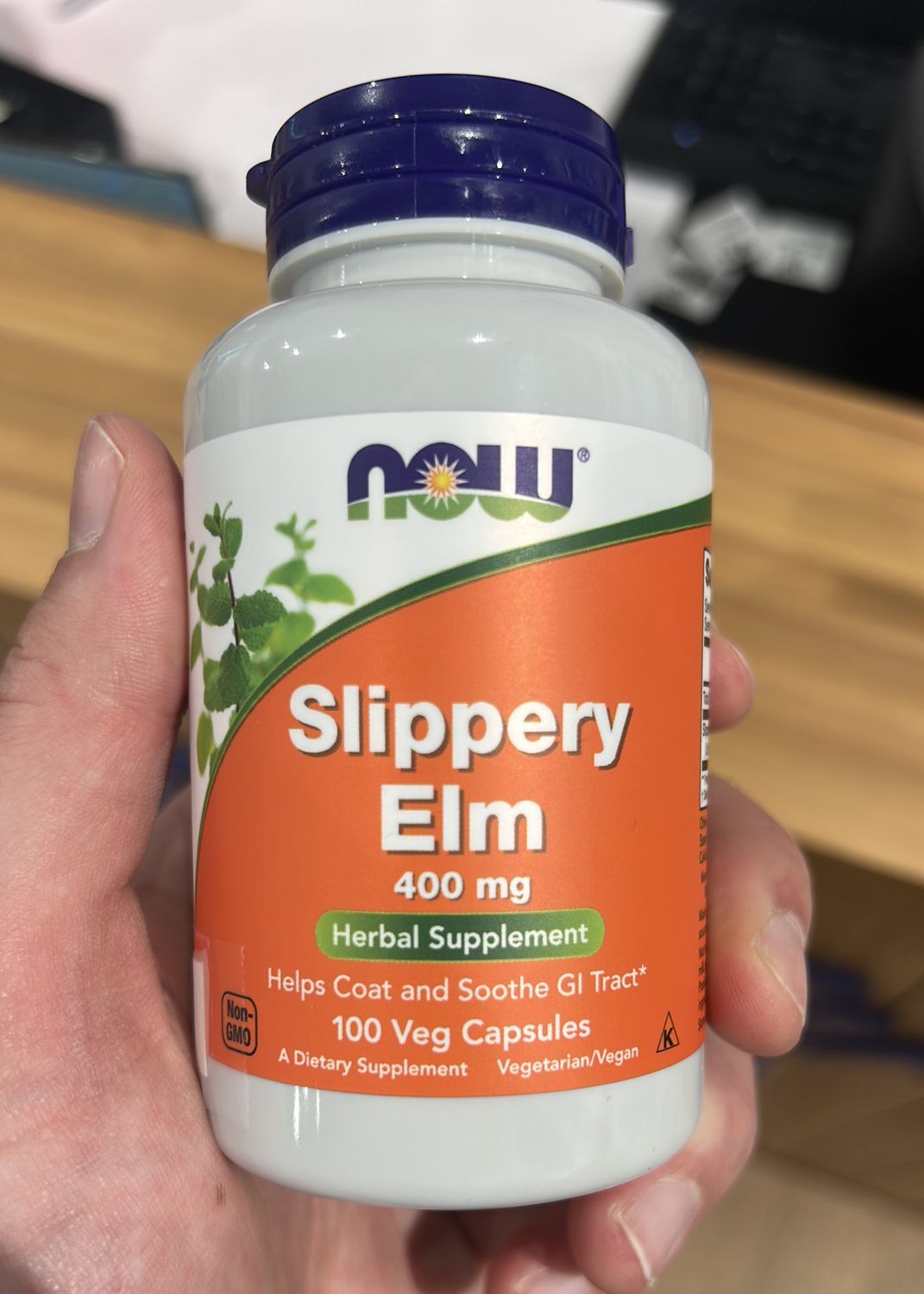 NOW Slippery Elm 400mg