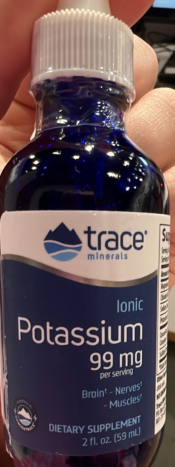 Trace minerals liquid potassium